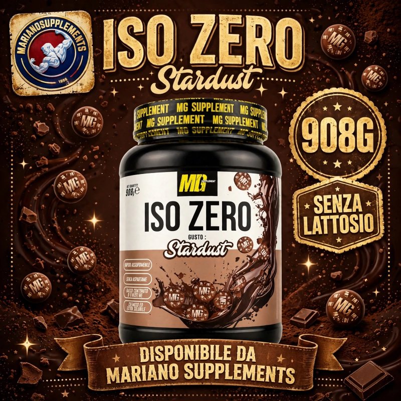 Vendita online INTEGRATORE ALIMENTARE ISO ZERO 908G STARDUST costo  45,00 €  spedizione in 24h