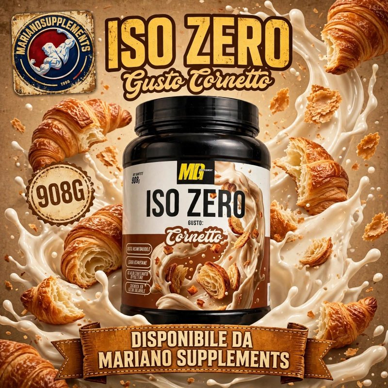 Vendita online INTEGRATORE ALIMENTARE ISO ZERO 908G CORNETTO costo  45,00 €  spedizione in 24h