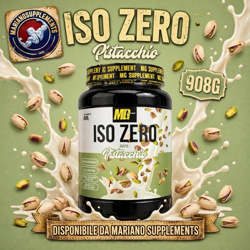Vendita online INTEGRATORE ALIMENTARE ISO ZERO 908G PISTACCHIO costo  45,00 €  spedizione in 24h