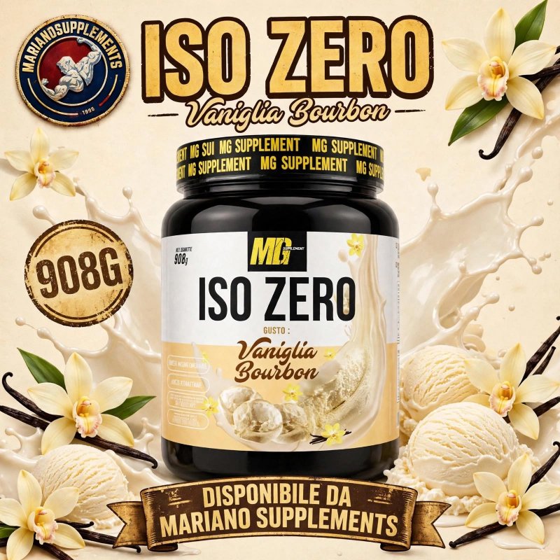 Vendita online INTEGRATORE ALIMENTARE ISO ZERO 908G VANIGLIA BOURBON costo  45,00 €  spedizione in 24h