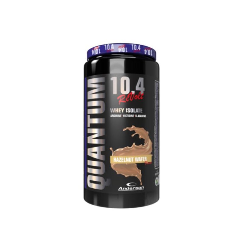 Vendita online INTEGRATORE ALIMENTARE QUANTUM 10.4 ISOLATE 800G HAZELNUT costo  55,00 €  spedizione in 24h